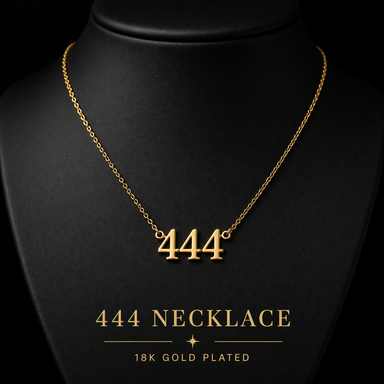 444 Number Necklace