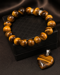 Tigers Eye Bracelet & Pendant