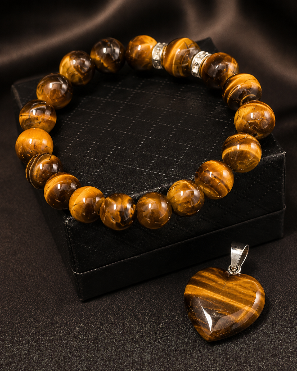 Tigers Eye Bracelet & Pendant