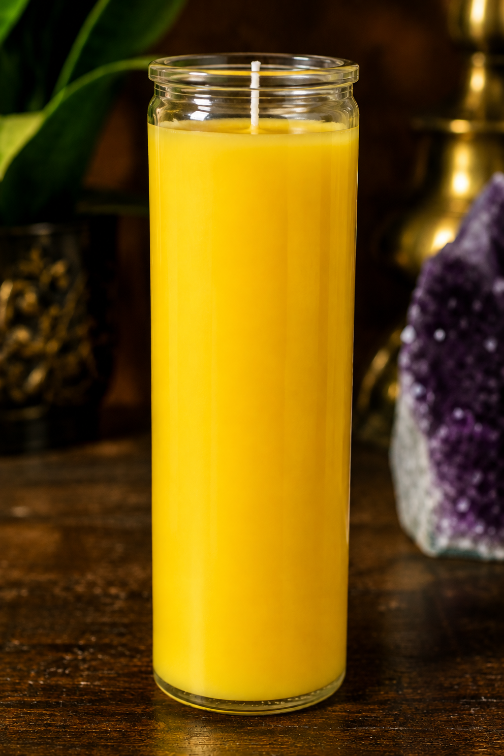 Yellow 7 Day Candle