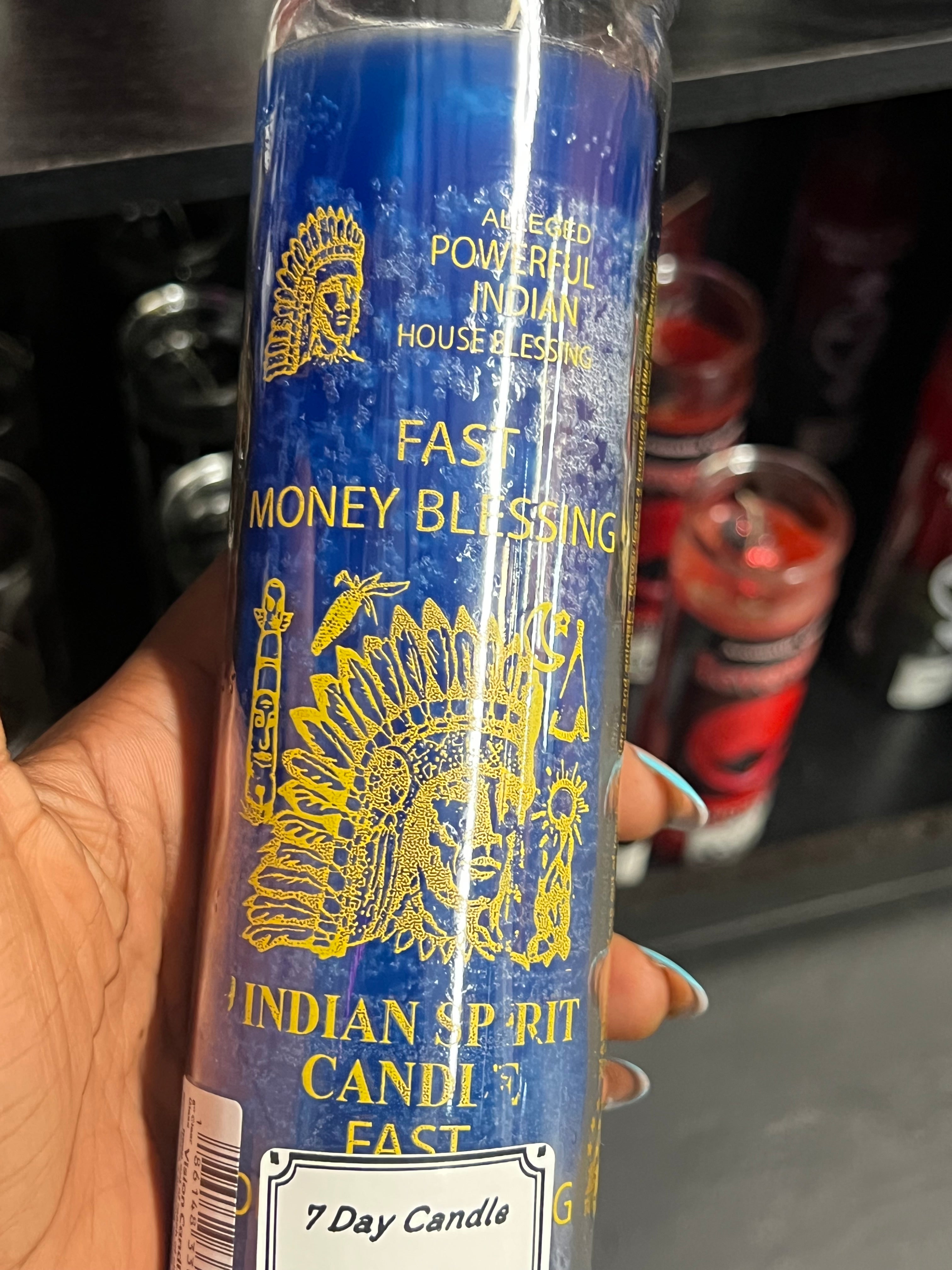 Money Blessing 7 Day Candle