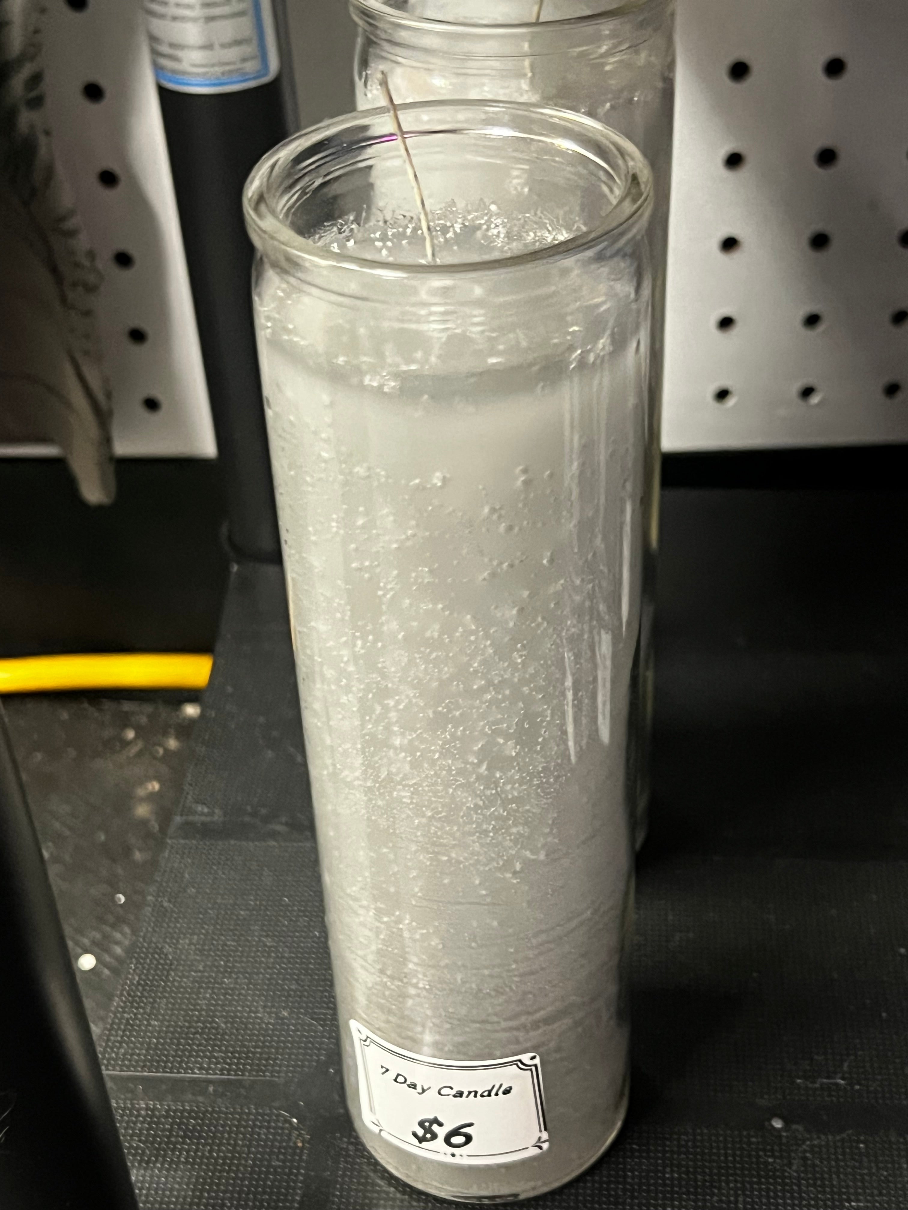 Grey 7 Day Candle