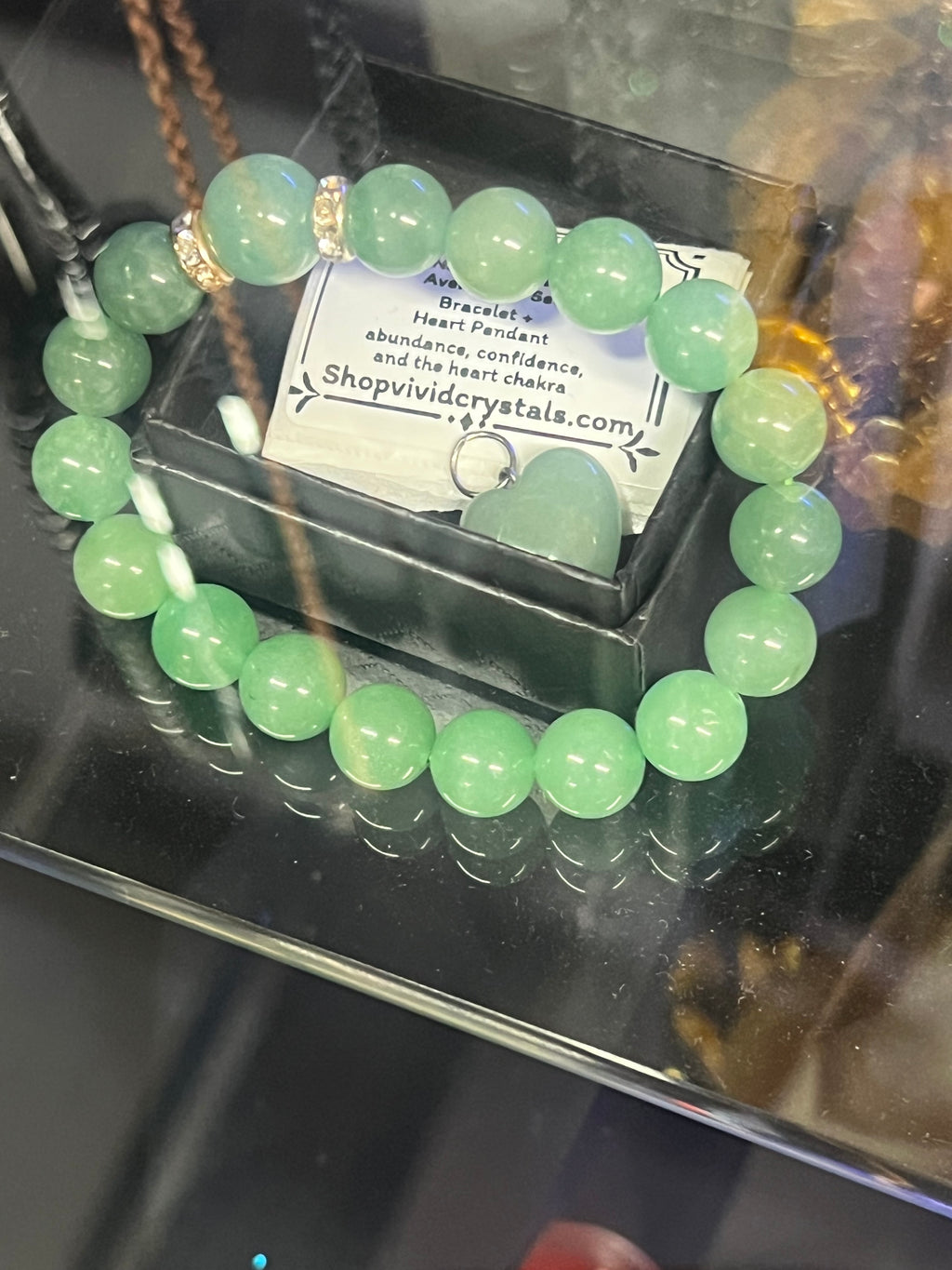 Green Aventurine Bracelet & Pendant