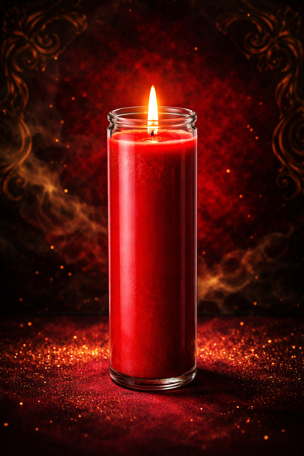 Red 7 Day Candle