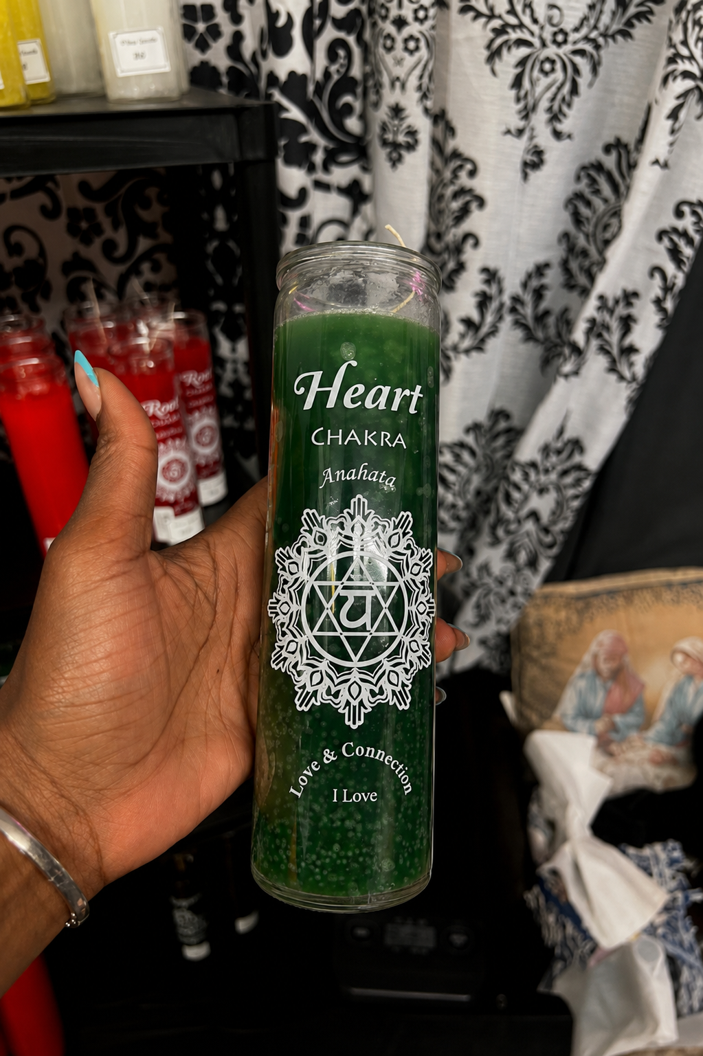 Heart Chakra 7 Day Candle
