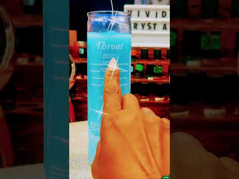 Throat Chakra Candle