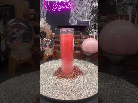 Pink 7 Day Candle